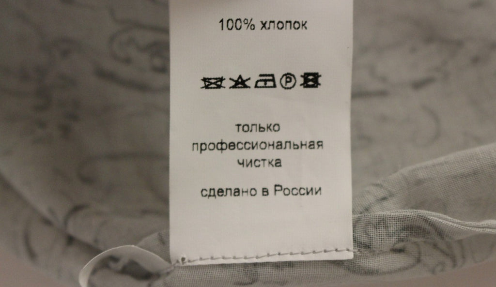 Vika Gazinskaya Blue Cotton Blouse Tunic