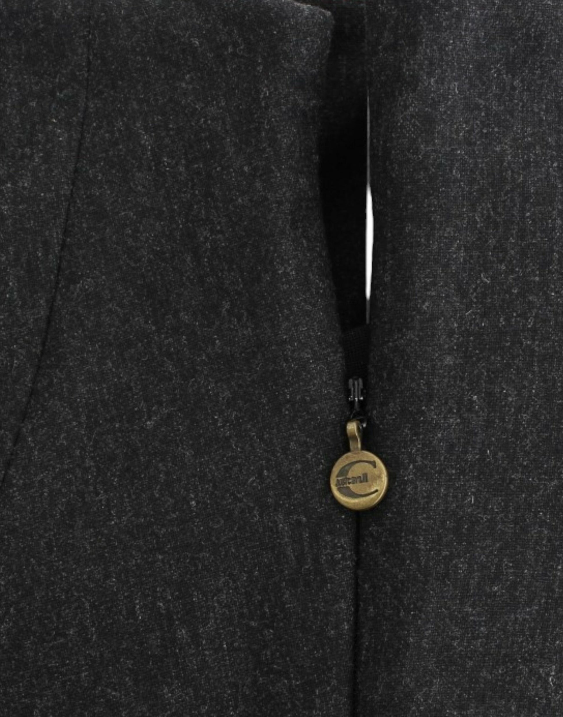 Cavalli Gray strapless dress