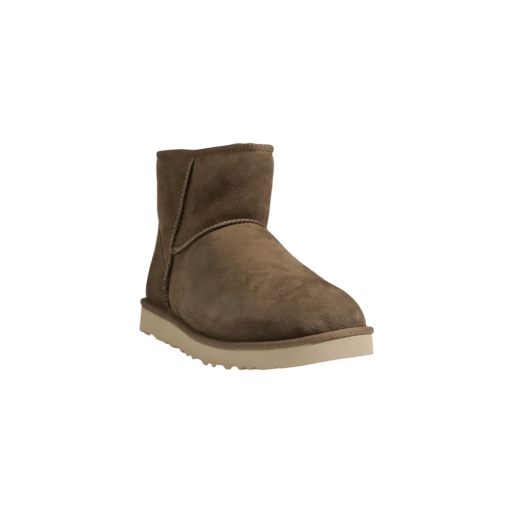 UGG Brown Suede Leather Ankle Boots