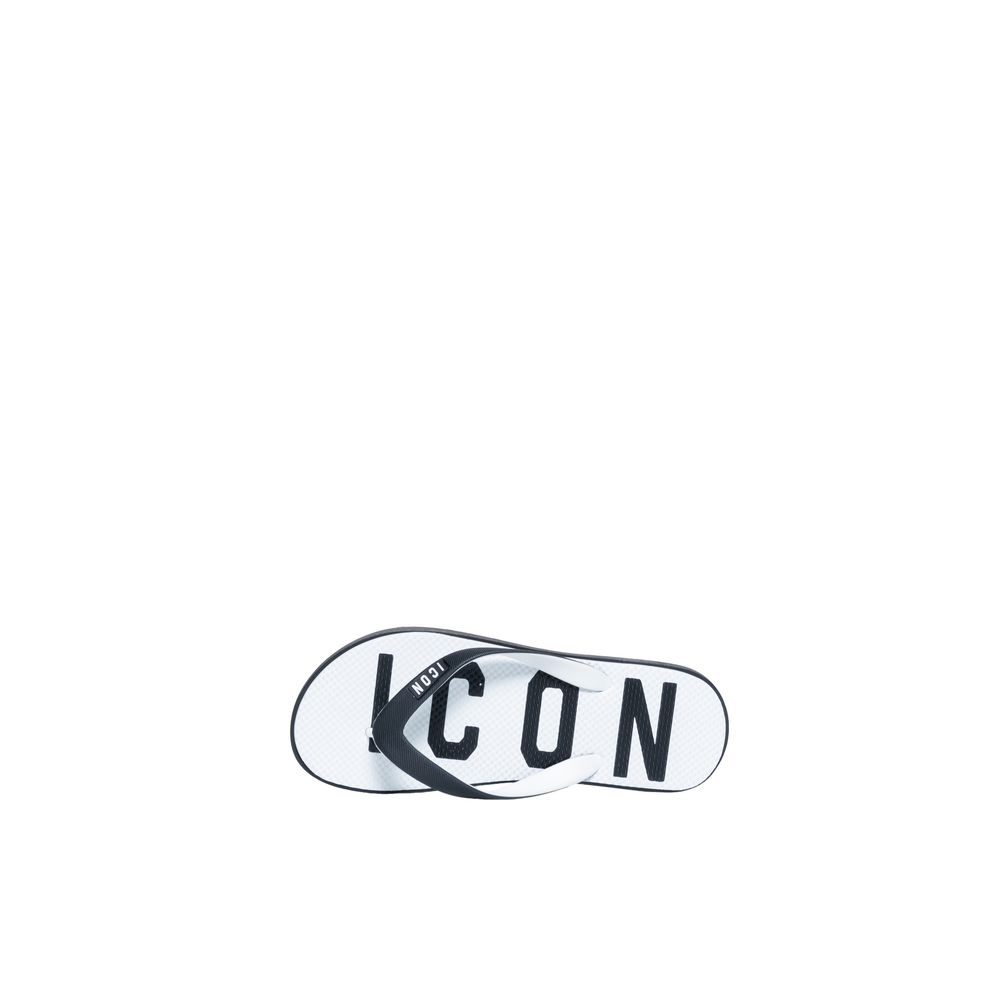 Icon White Rubber Flip-Flop Sandal