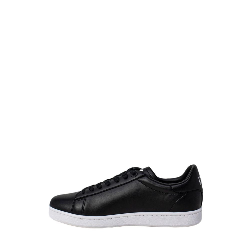 EA7 Emporio Armani Black And White Polyethylene Low Top Sneakers