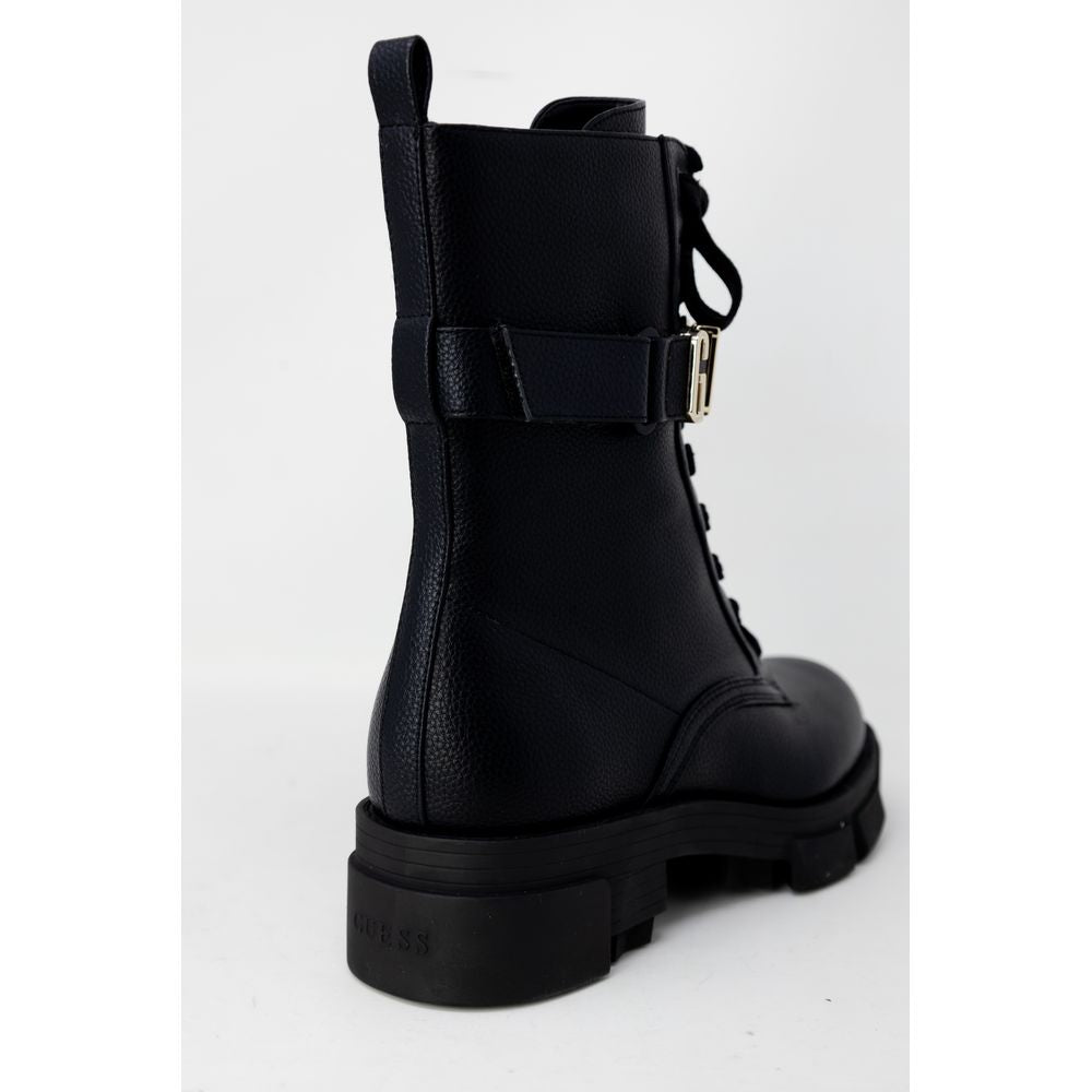 Guess Black Artificial Leather Boot