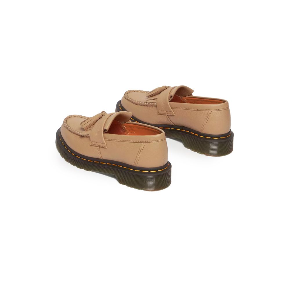 Dr. Martens Beige Leather Platform Pumps