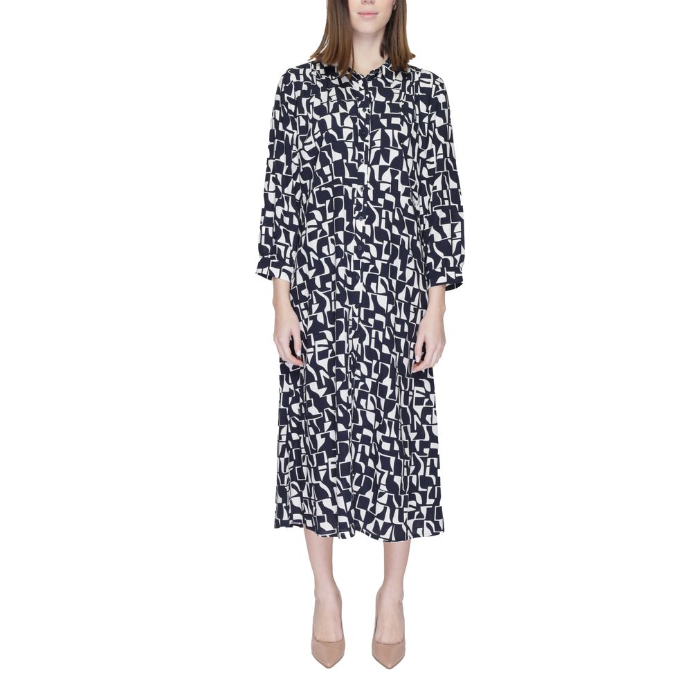 Street One Blue Viscose Long