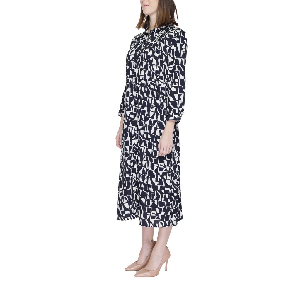 Street One Blue Viscose Long