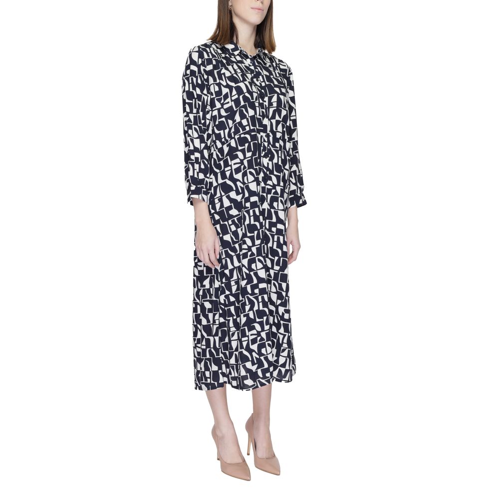 Street One Blue Viscose Long