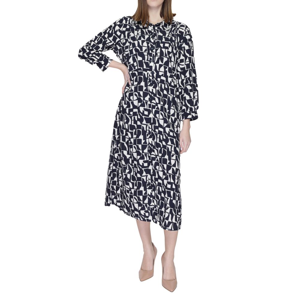 Street One Blue Viscose Long