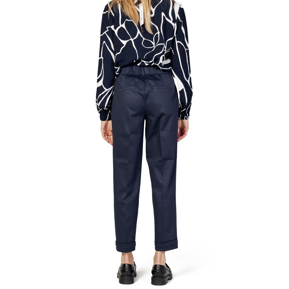 Street One Blue Viscose Pant