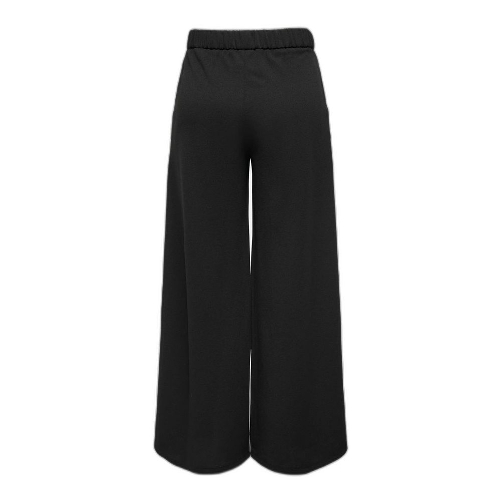Jacqueline De Yong Black Recycled Polyester Casual Pants