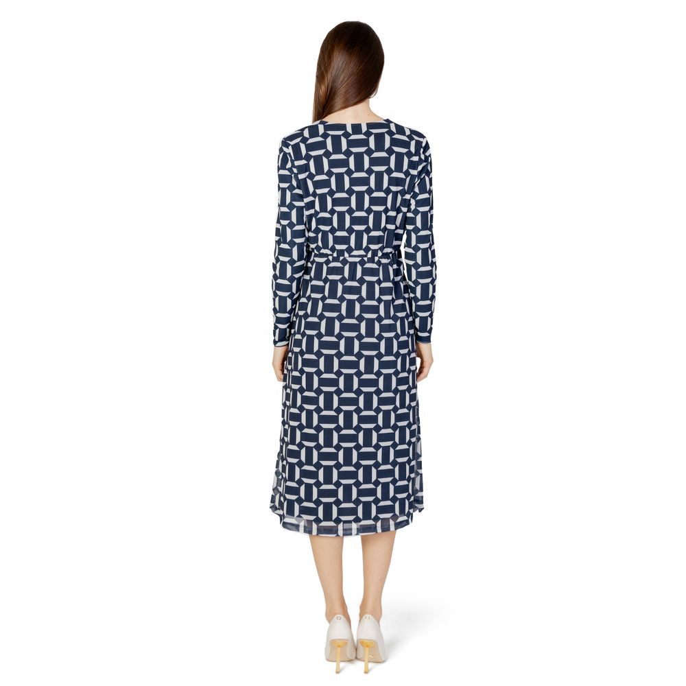 Street One Blue Polyester Long