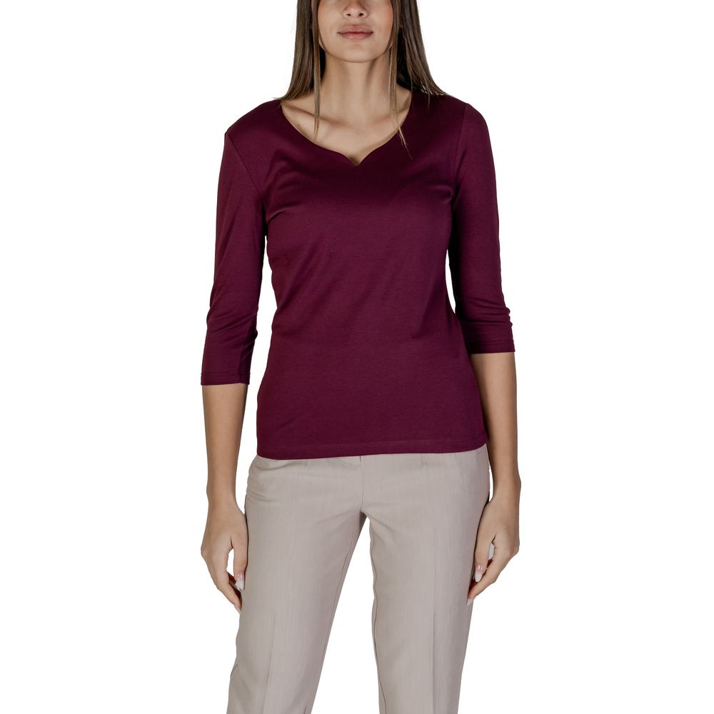 Street One Purple Cotton T-Shirt