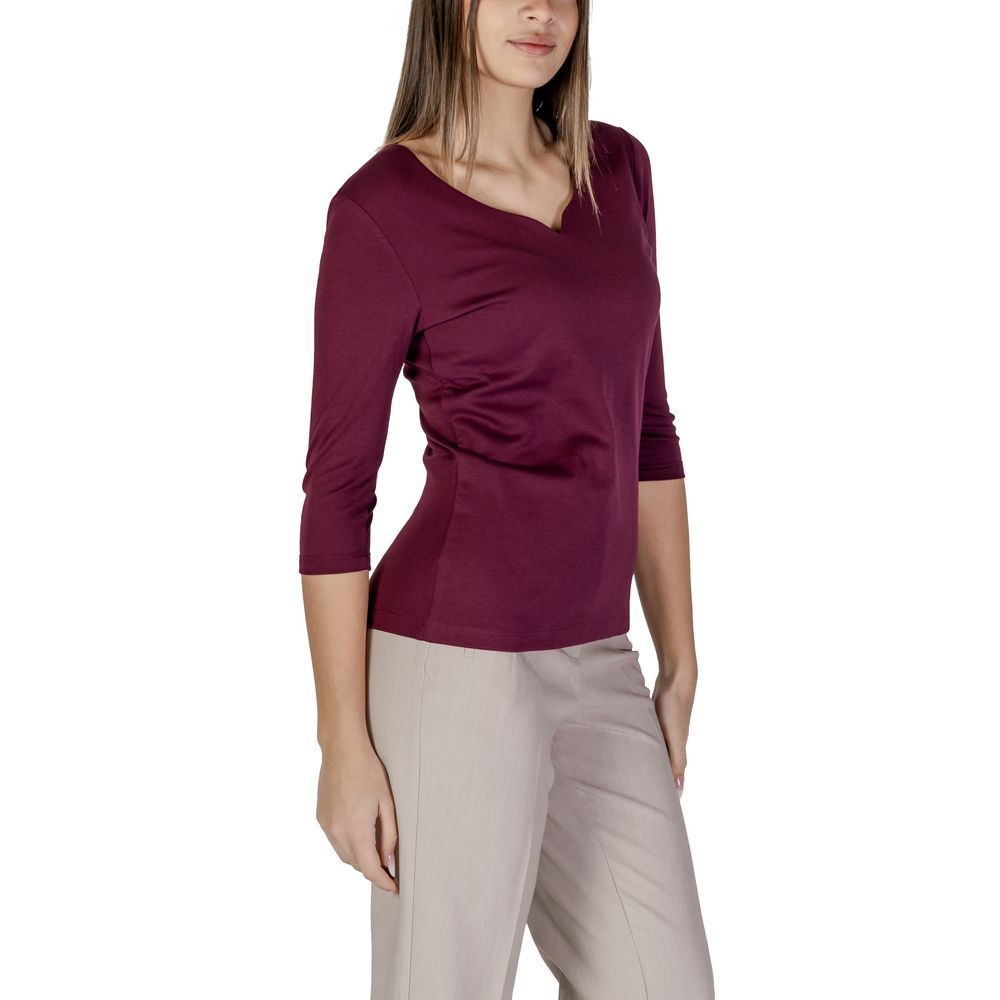 Street One Purple Cotton T-Shirt