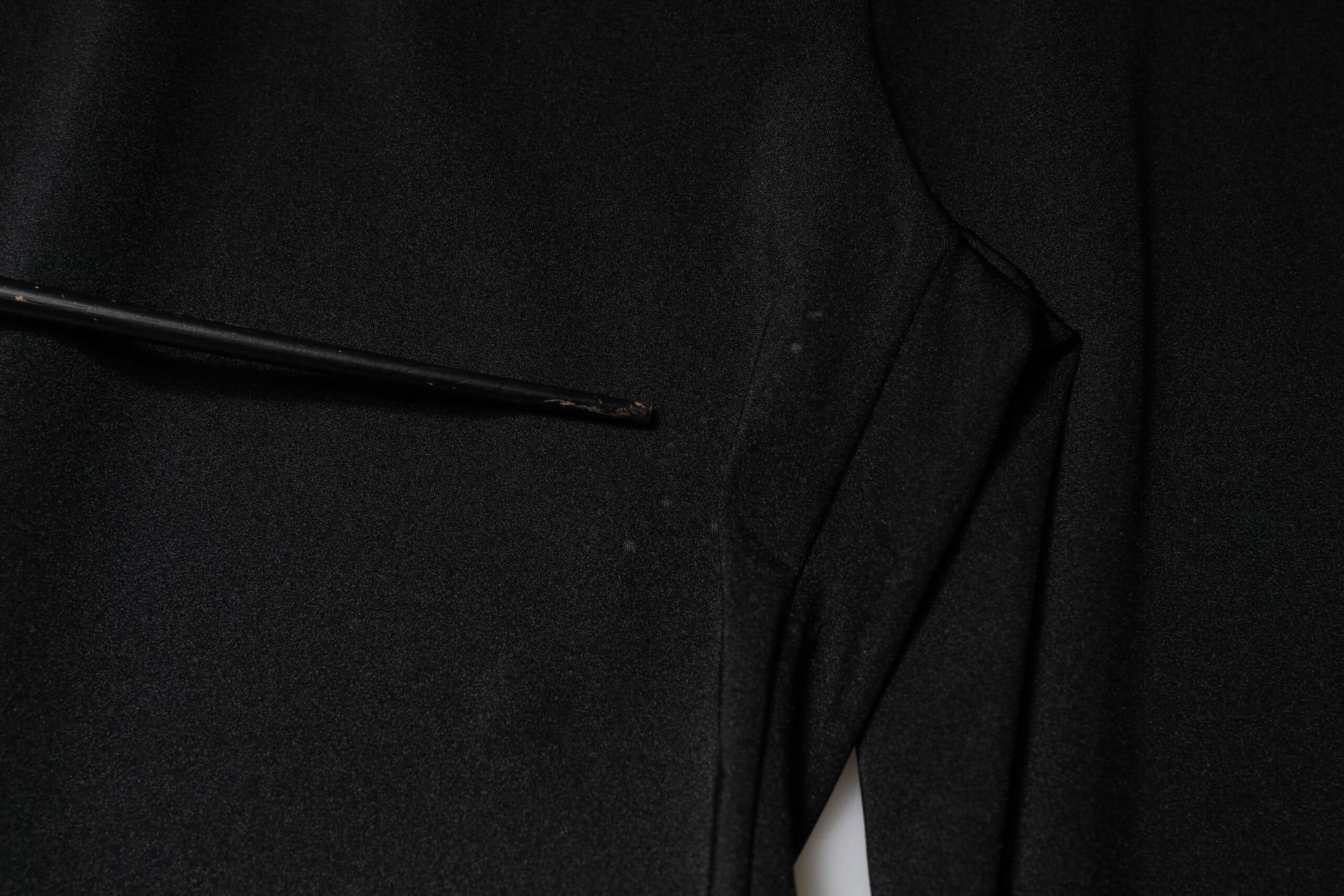 Dolce & Gabbana Black Nylon High Waist Slim Fit Pants