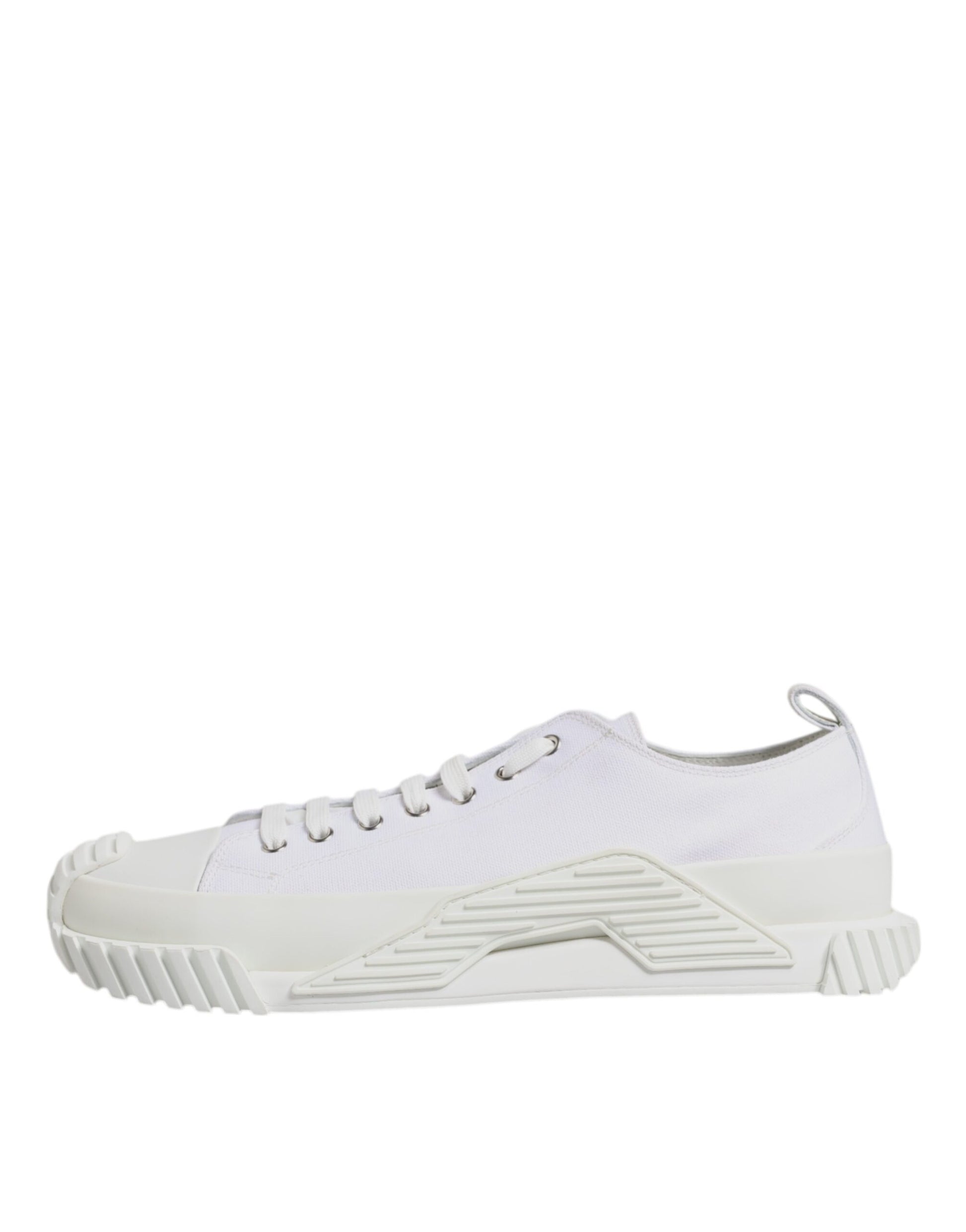 Dolce & Gabbana White Leather Low Top NS1 Sneakers Shoes