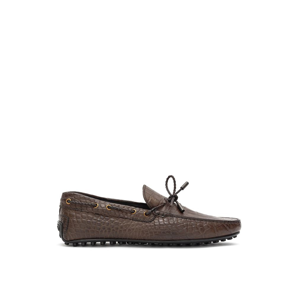 Tod's Brown Leather Moccassin