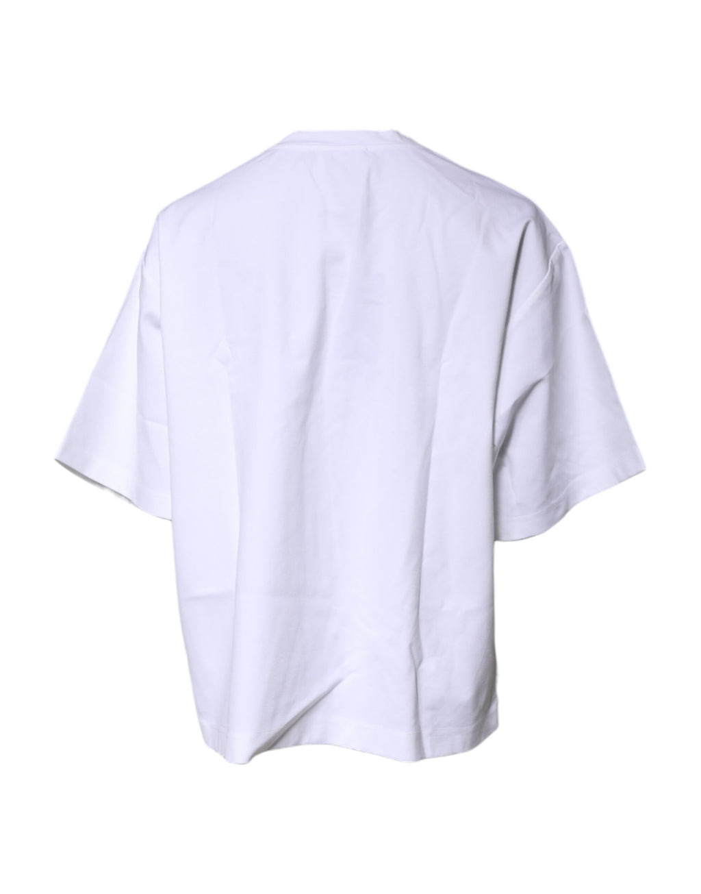 Dolce & Gabbana White Bellissima Cotton Crew Neck T-shirt