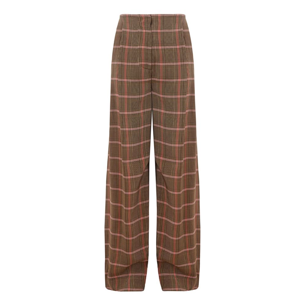 Lardini Elegant Brown Viscose Pants for Women
