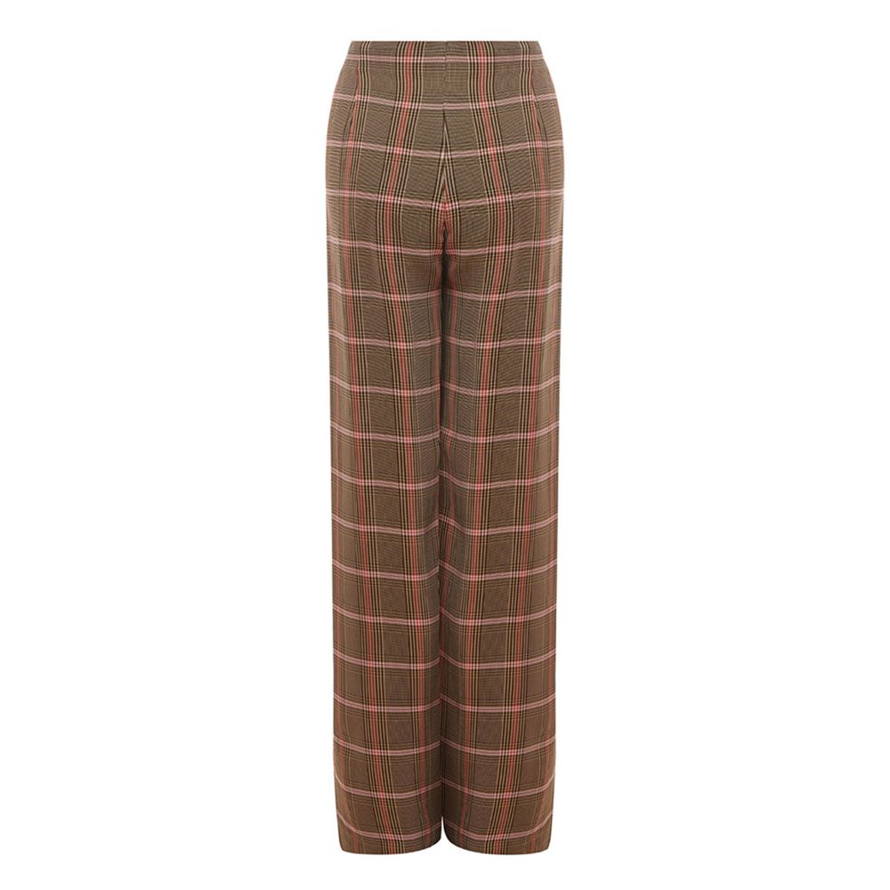 Lardini Elegant Brown Viscose Pants for Women