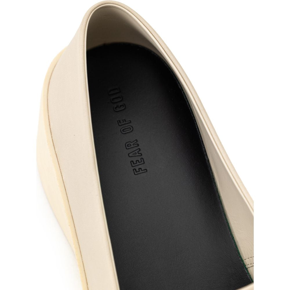 Fear Of God Beige Leather Slip-On Loafer