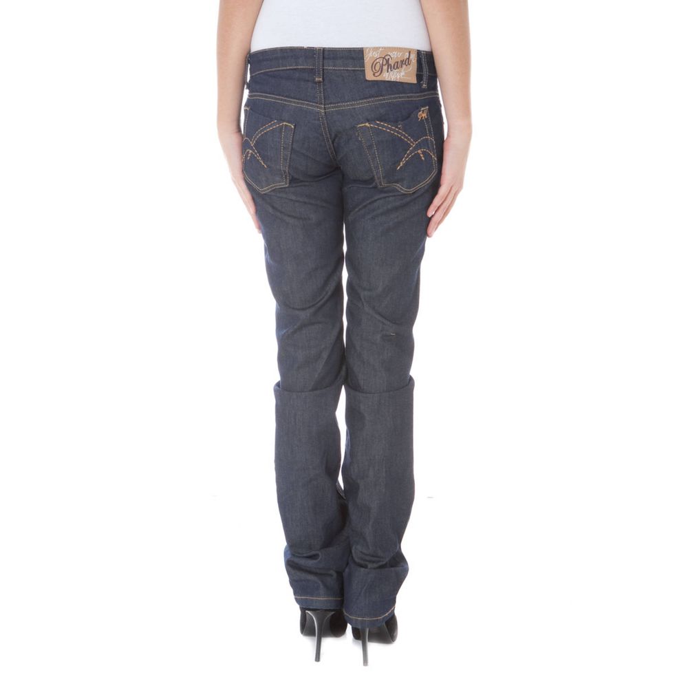Phard Blue Cotton Women Jeans