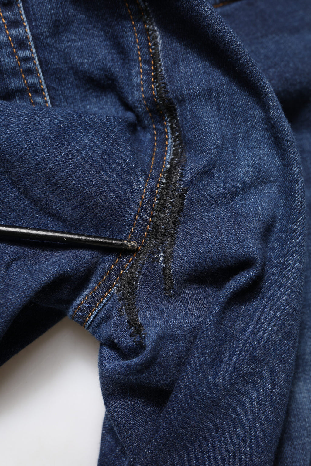 Dolce & Gabbana Blue Cotton High Waisted Cropped Denim Jeans