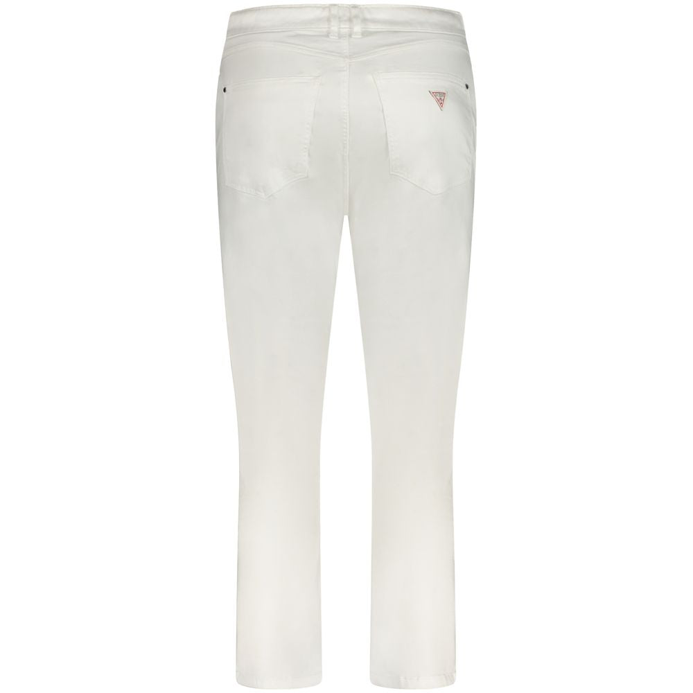 Guess Jeans White Cotton Women Skinny Jean