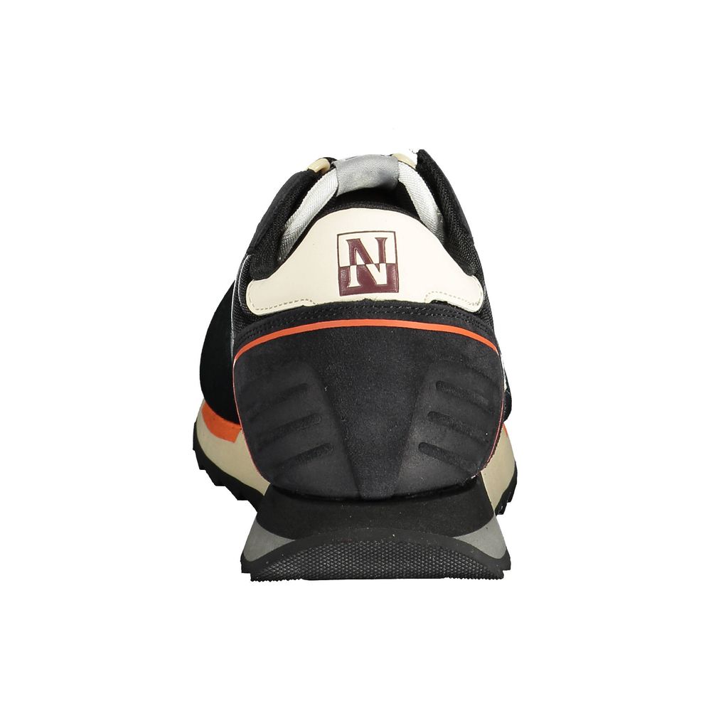 Napapijri Black Leather Men Sneaker