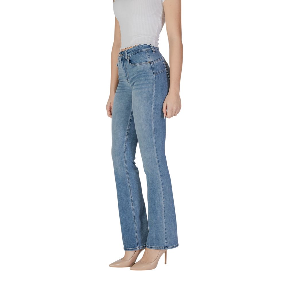Liu Jo Blue Cotton Bootcut Jean