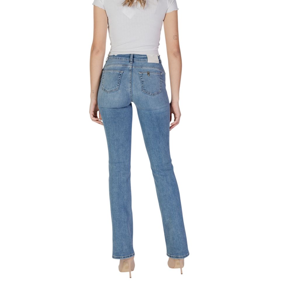 Liu Jo Blue Cotton Bootcut Jean