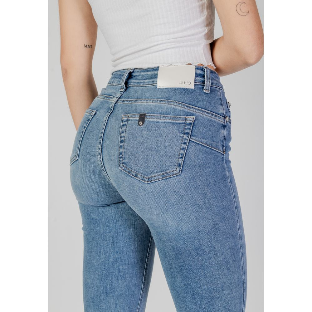 Liu Jo Blue Cotton Bootcut Jean