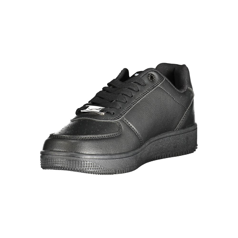 Gas Black Polyester Women Sneaker