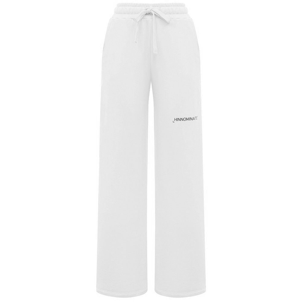 Hinnominate White Cotton Women Palazzo Pants