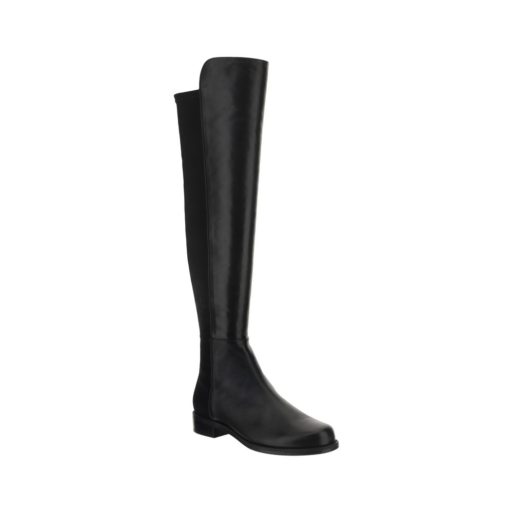 Stuart Weitzman Black Rubber Over The Knee