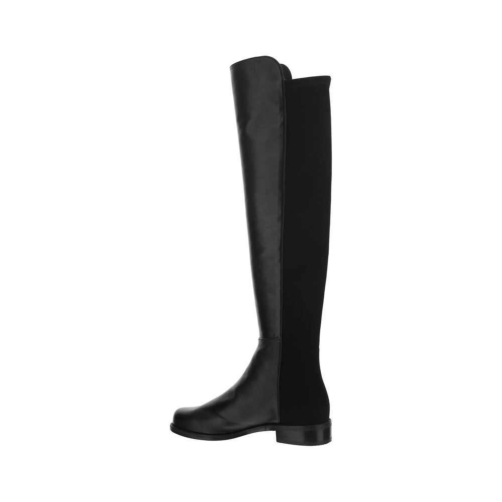 Stuart Weitzman Black Rubber Over The Knee