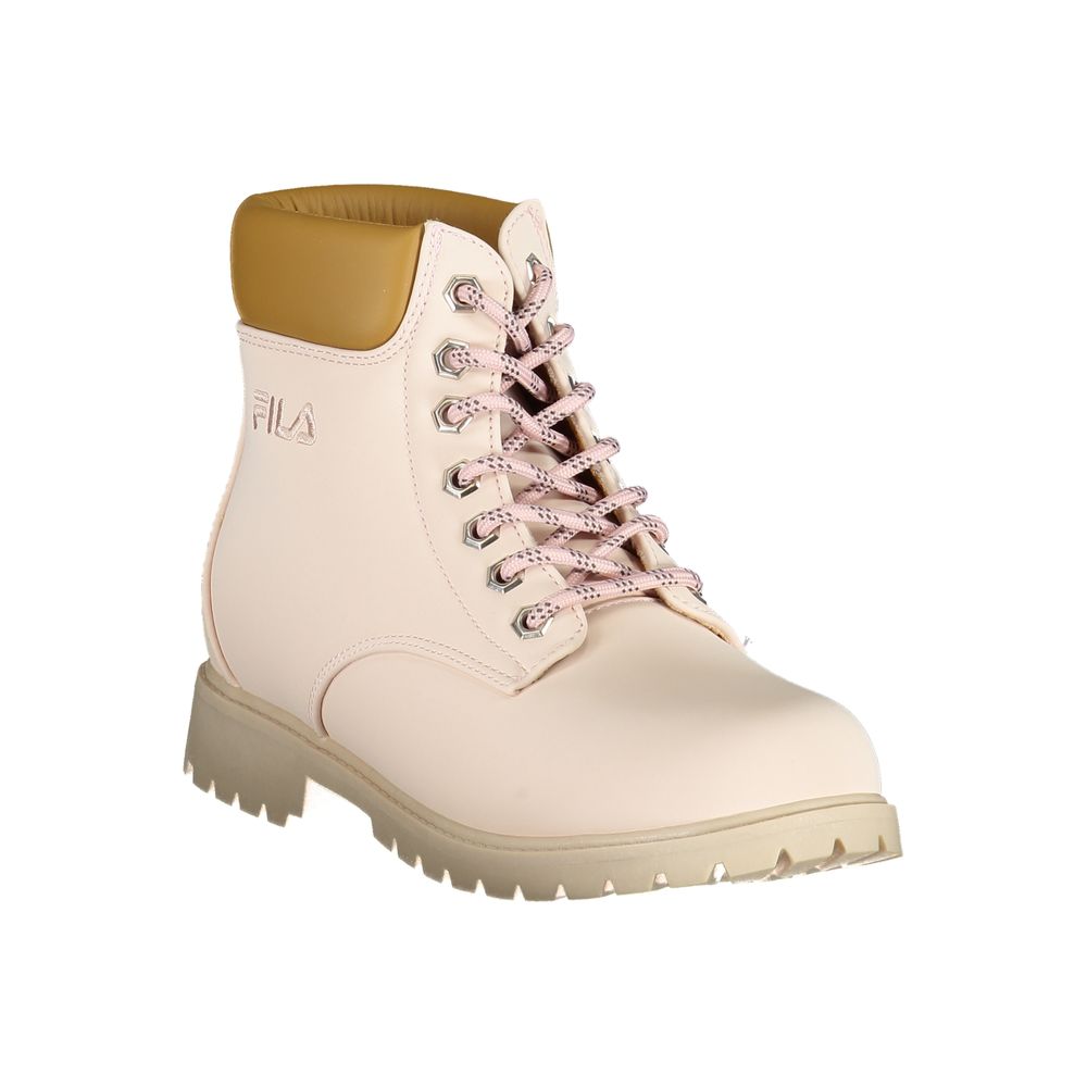 Fila Pink Polyester Women Boot