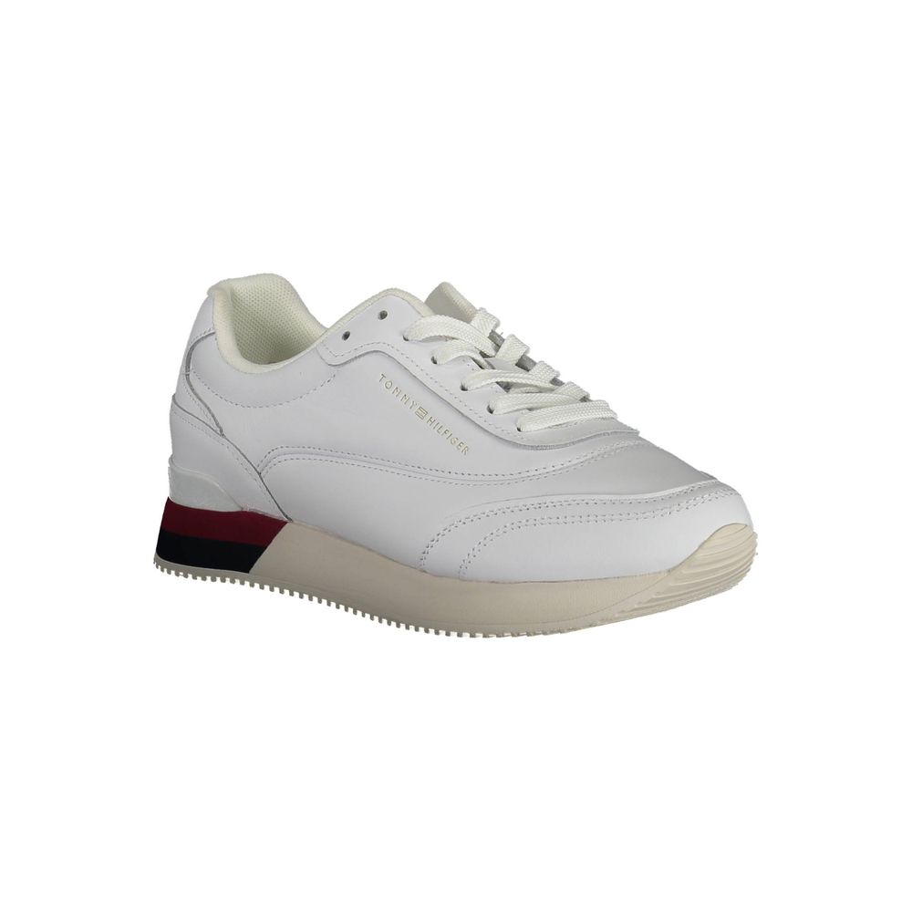 Tommy Hilfiger White Polyester Sneaker