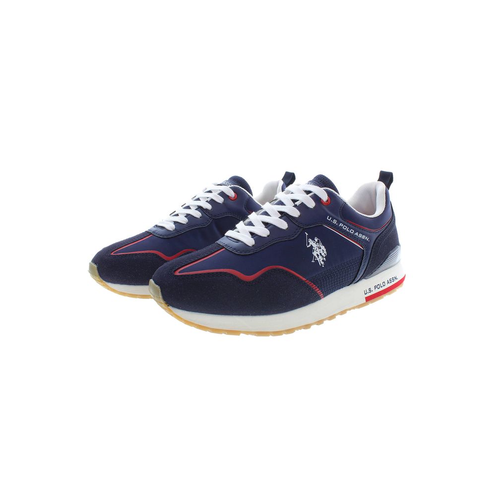 U.S. POLO ASSN. Blue Polyester Sneaker