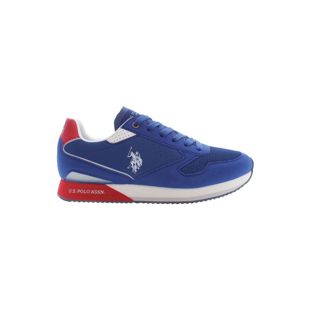 U.S. POLO ASSN. Blue Polyester Sneaker