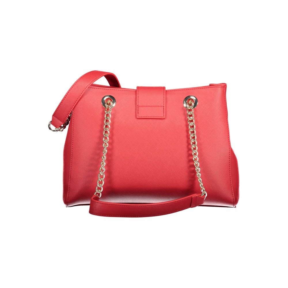 Mario Valentino Red Polyethylene Handbag