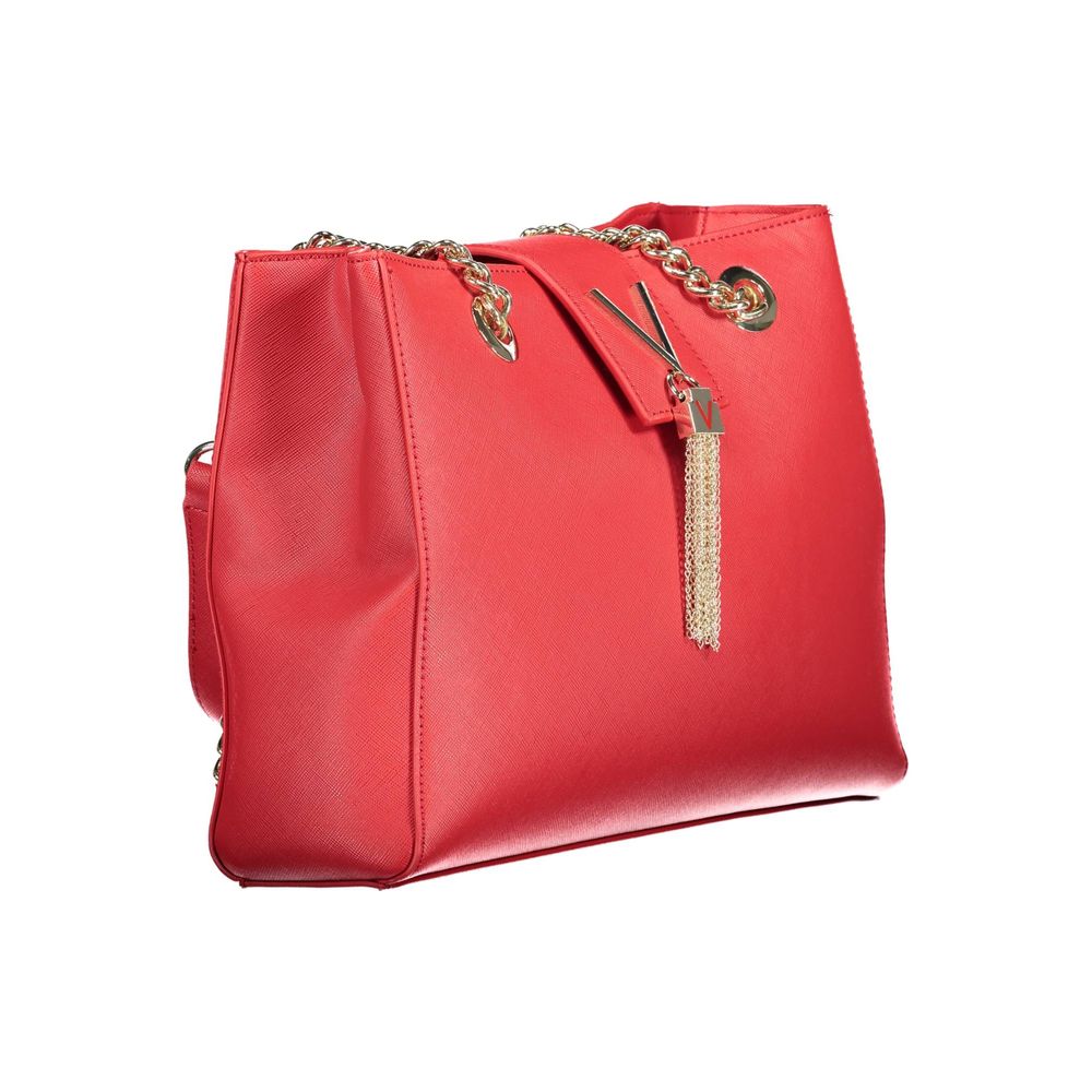 Mario Valentino Red Polyethylene Handbag