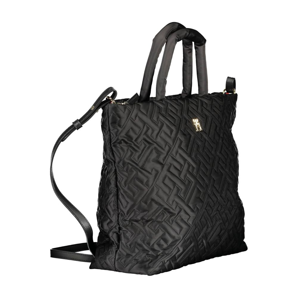 Tommy Hilfiger Black Polyester Handbag
