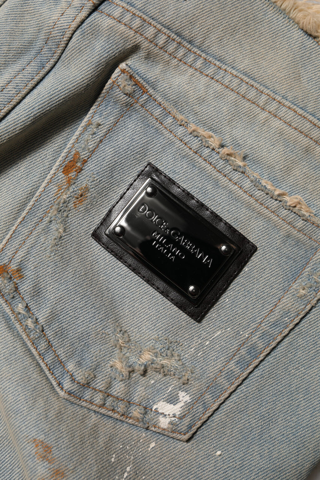 Dolce & Gabbana Light Blue High Waist Skinny Denim Jeans