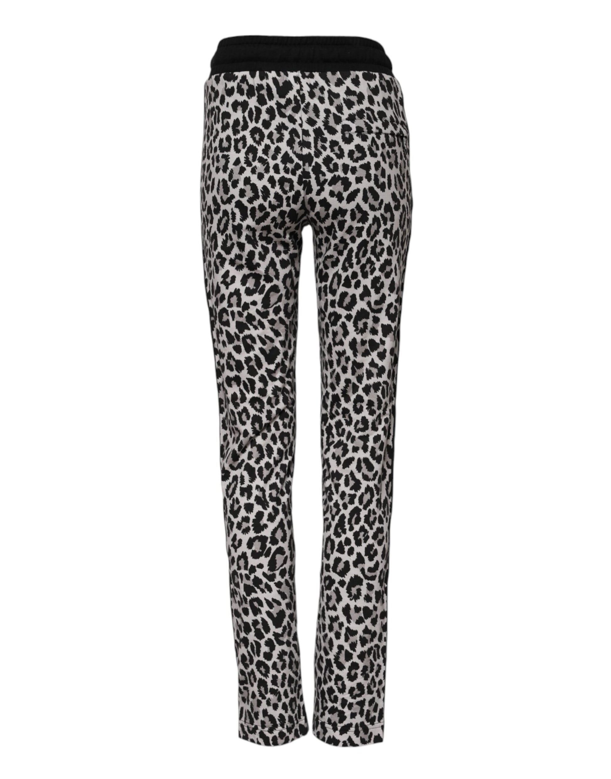 Dolce & Gabbana Multicolor Leopard #DGMillennials Jogger Pants