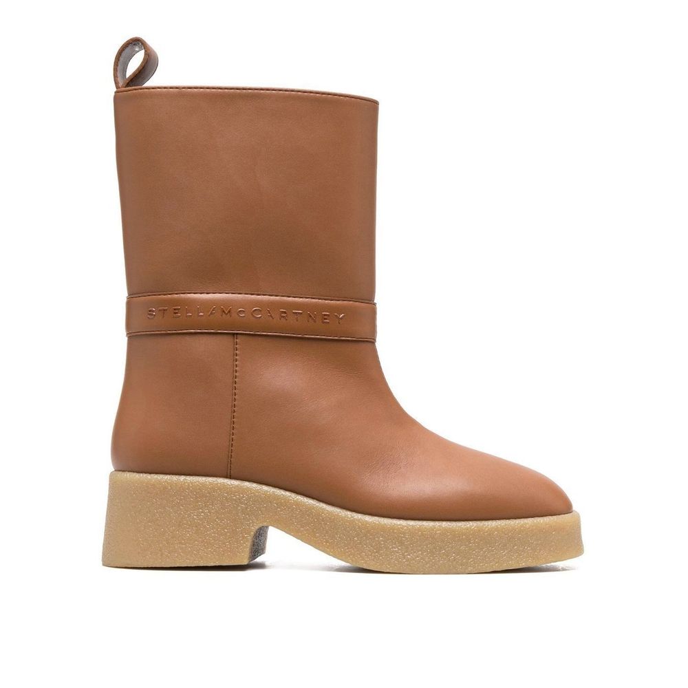 Stella McCartney Brown Polyethylene Chelsea Boots