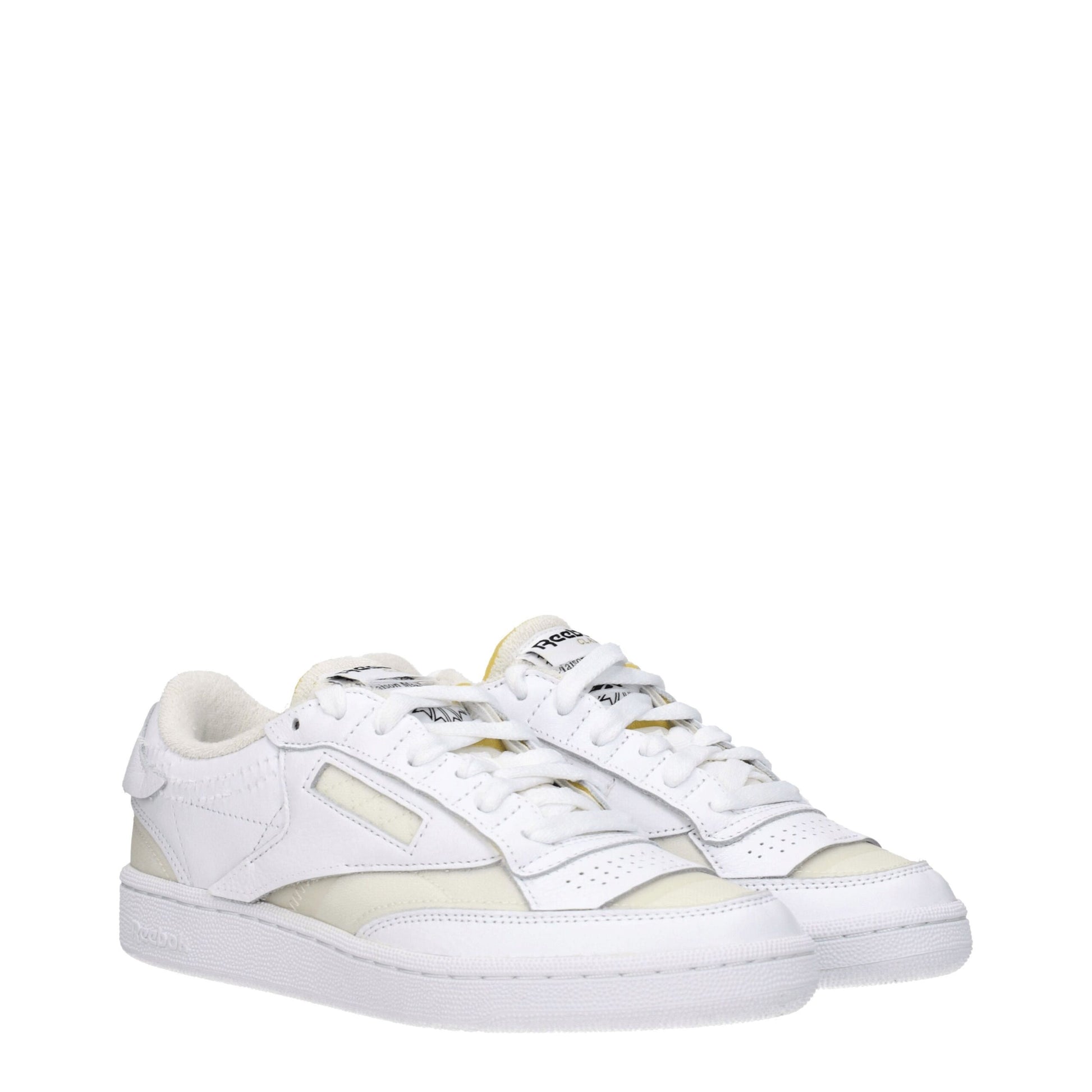 Maison Margiela White Fabric Low Top Sneakers