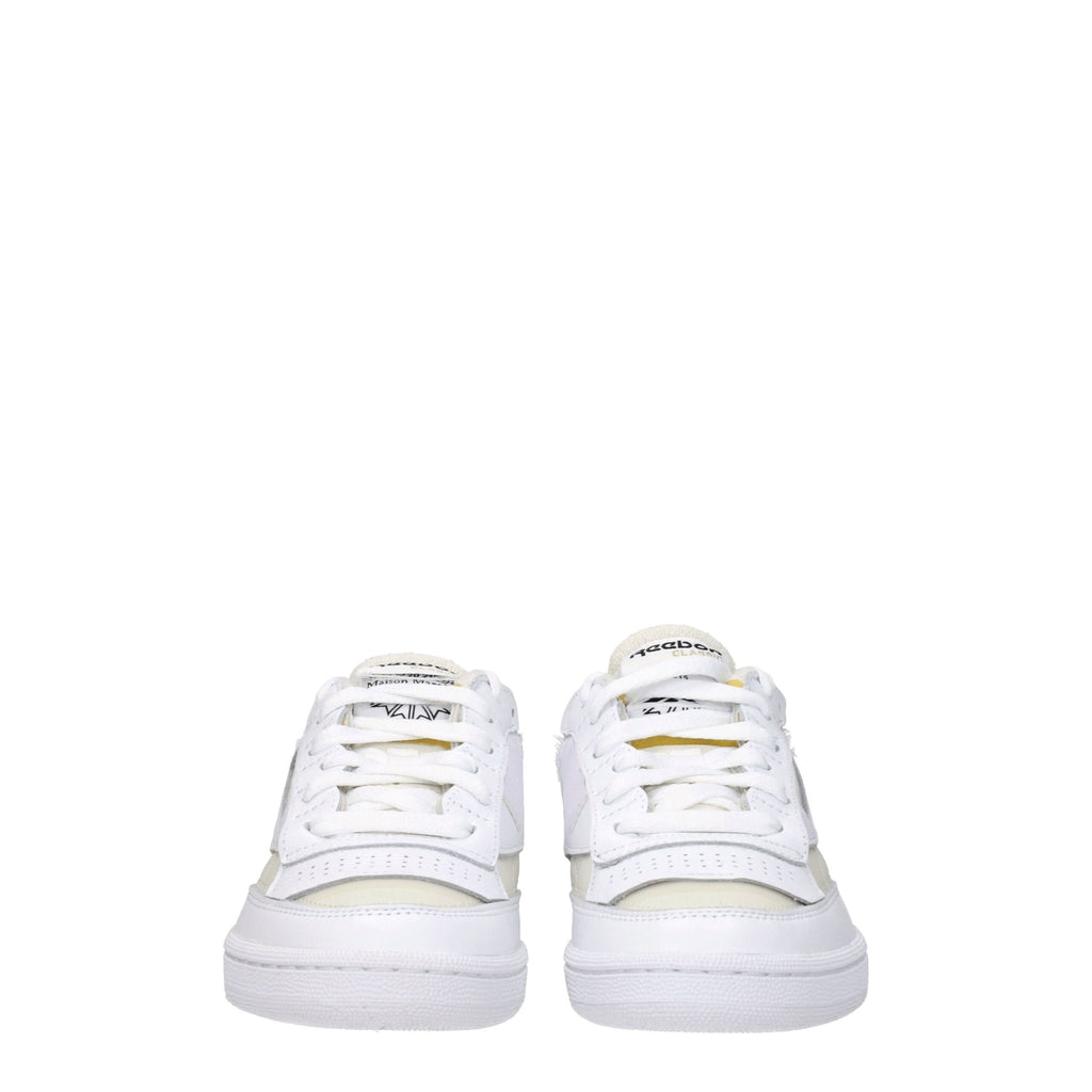 Maison Margiela White Fabric Low Top Sneakers