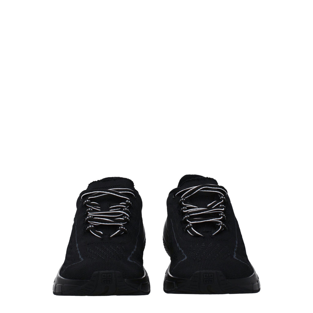 Givenchy Black Fabric Athletic Sneakers