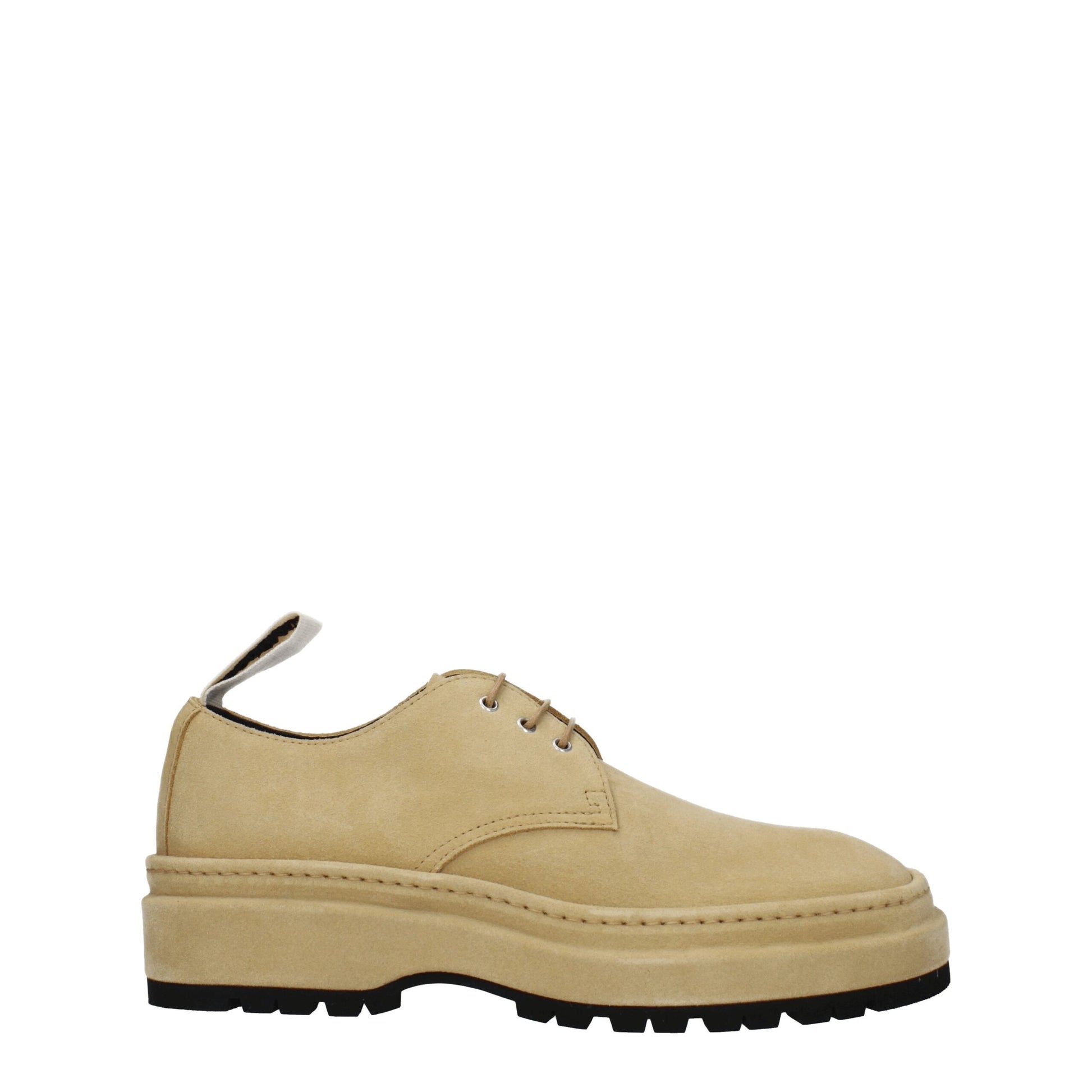 Jacquemus Beige Leather Oxfords And Derbies
