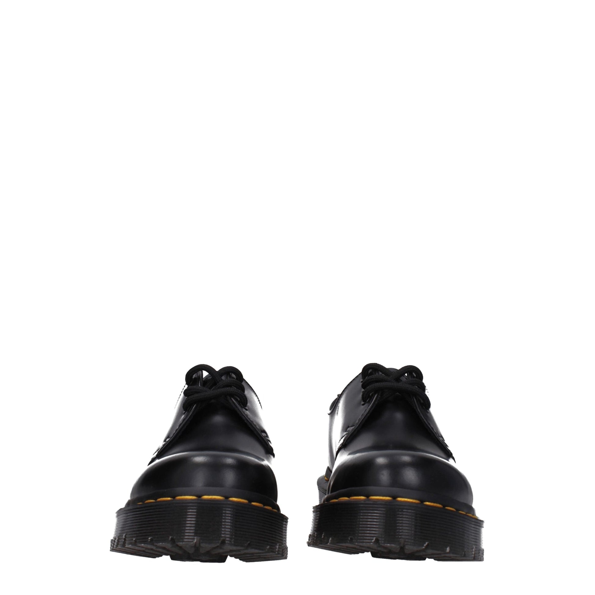 Dr. Martens Black Leather Oxfords And Derbies