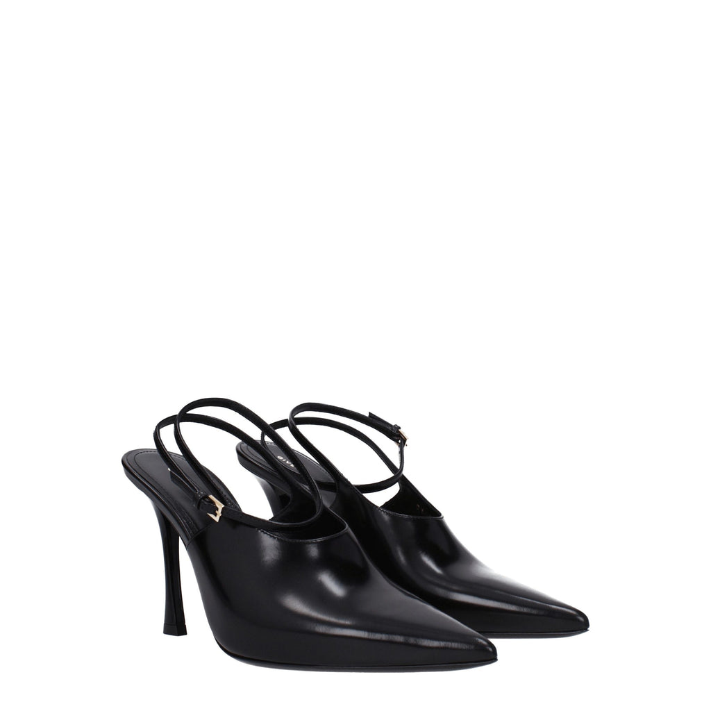 Givenchy Black Leather Pumps